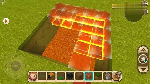 迷你世界怎么穿过地毯