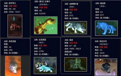 魔兽世界猎人什么宝宝好