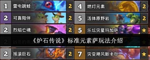 炉石传说元素萨怎么玩[图2]